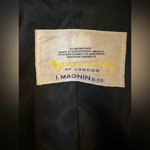Vintage Aquascutum of London Aqua 5 Overcoat - Picture 4 of 13